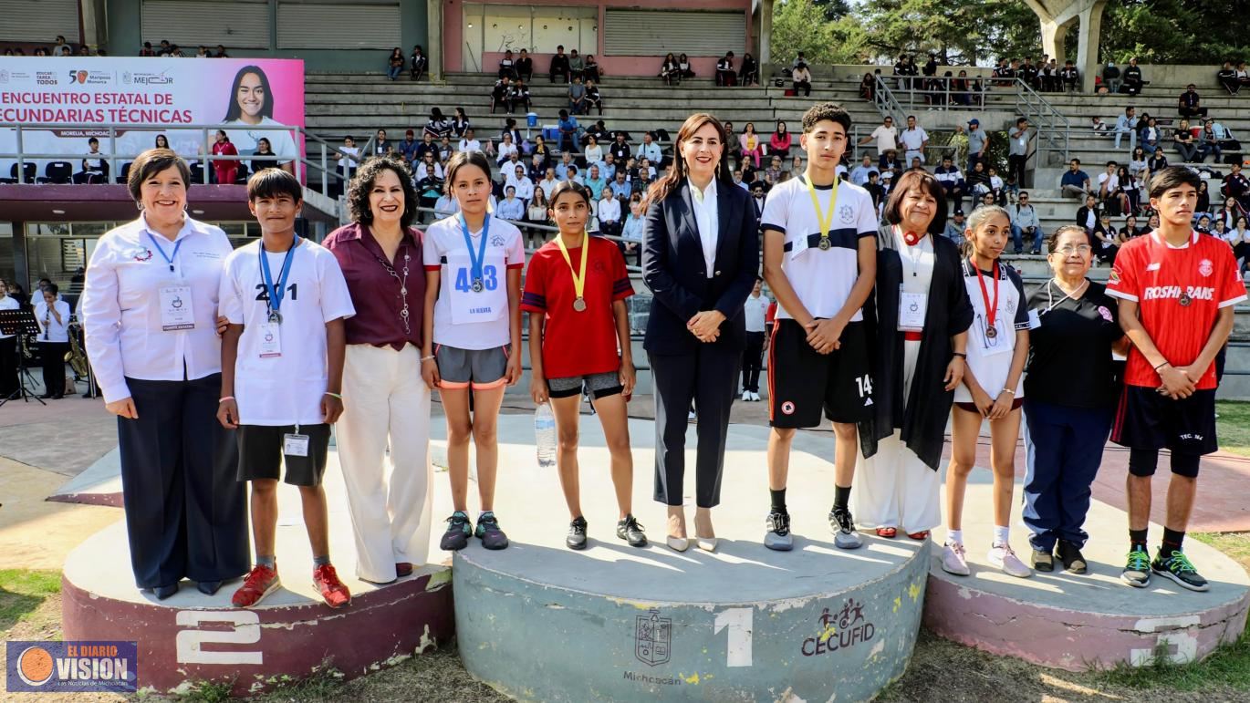 Michoacán inicia semana con encuentro que reúne a miles de estudiantes: Gaby Molina