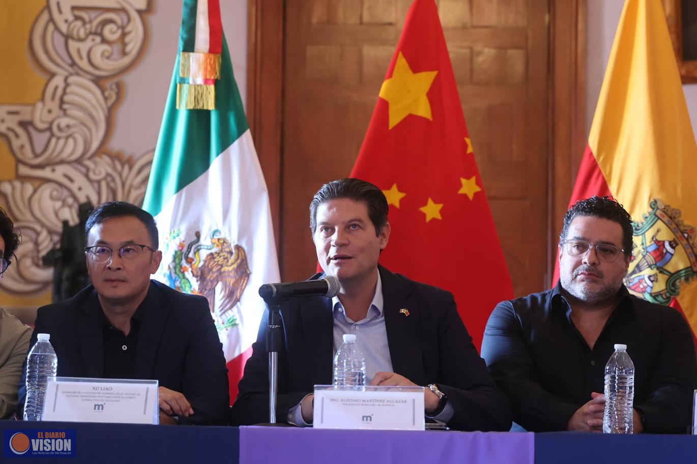 Confirma Alfonso Martínez, gira de comitiva china a Morelia y Lázaro Cárdenas