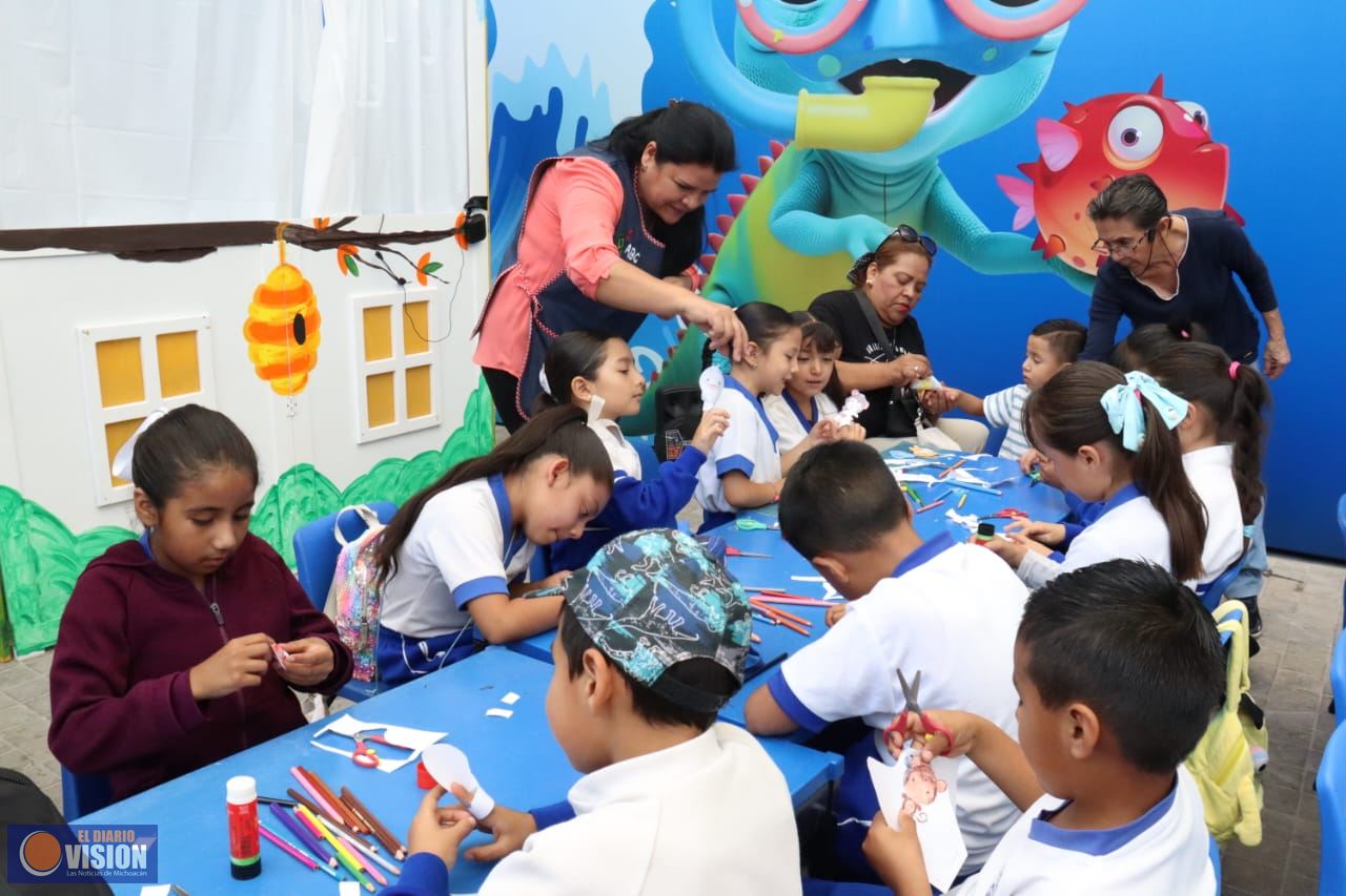 Más de 6 mil 500 niñas y niños visitaron Aqua Aventuras de la SEE