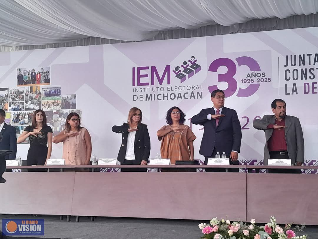 Celebra IEM, 30 años construyendo democracia en Michoacán
