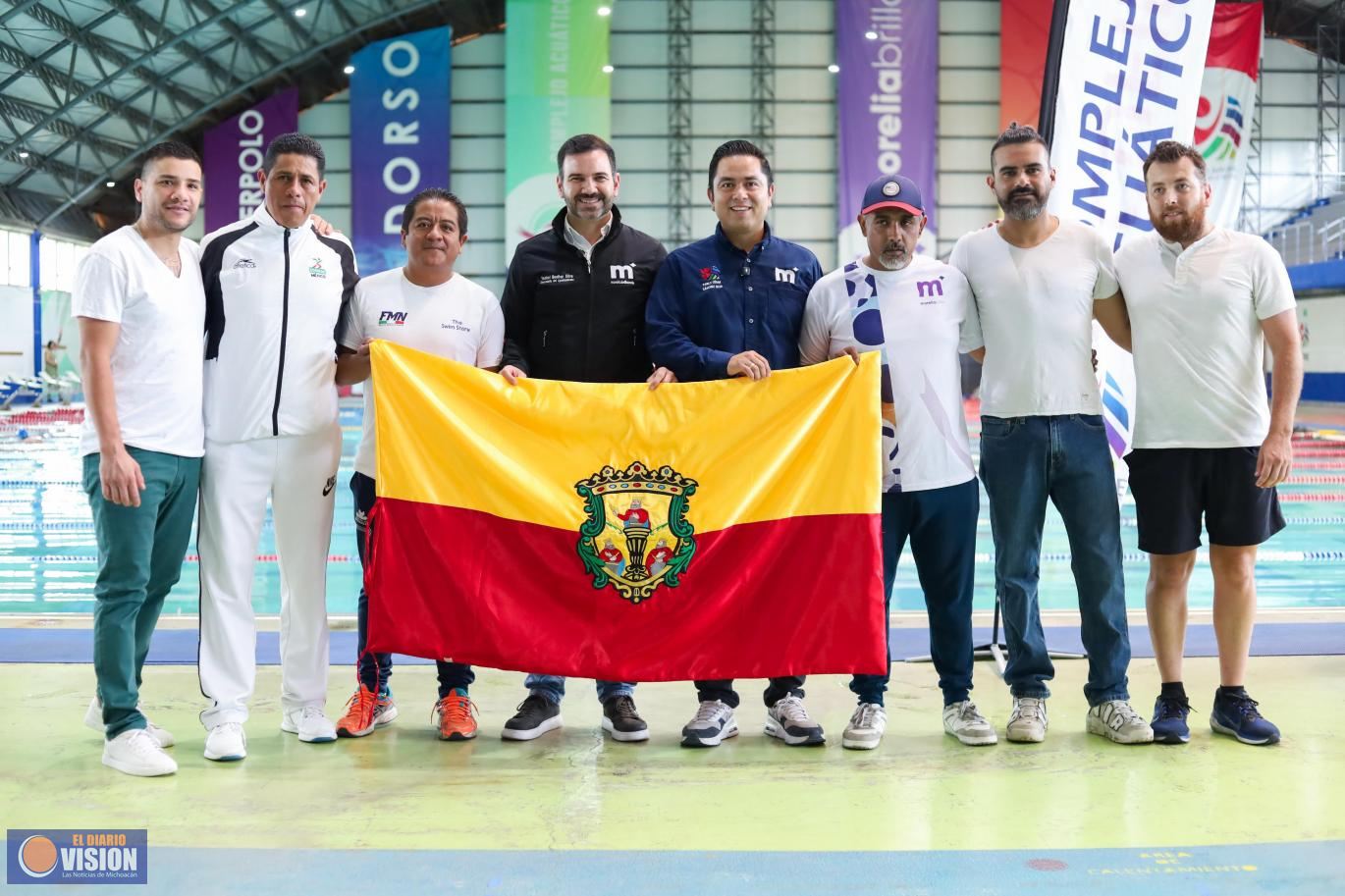 Abandera Yankel Benítez a la Selección de natación convencional y discapacidad del IMCUFIDE