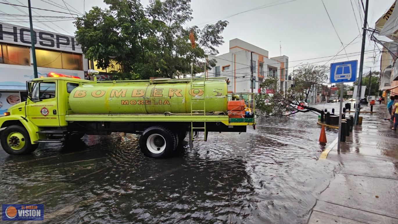 Despliega gobierno de Morelia operativo por lluvia