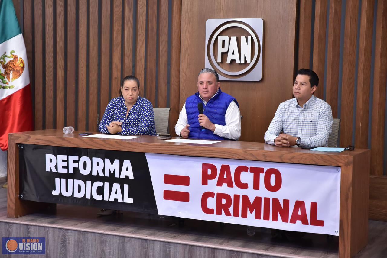 Morena perdió a 23 millones de mexicanos en elección judicial: PAN Michoacán