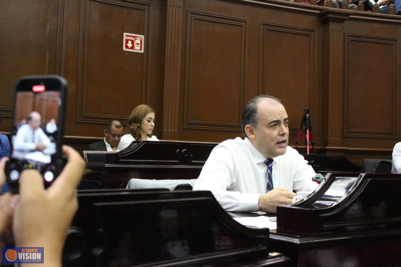 Baltazar Gaona propone tipificar la “Sumisión Química” en el Código Penal de Michoacán