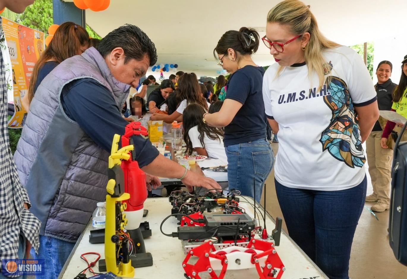 Miles de michoacanas y michoacanos disfrutan del Tianguis de la Ciencia de la UMSNH