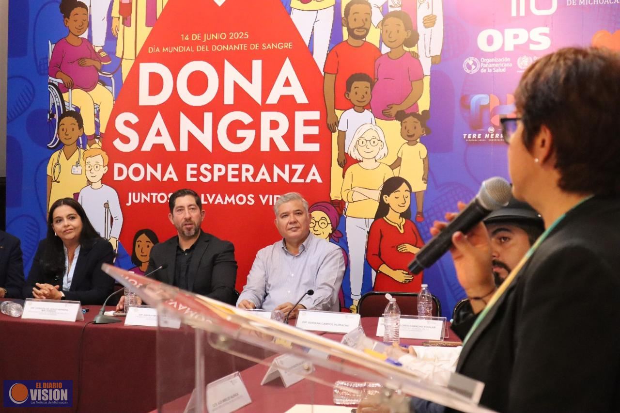 Congreso asume fomentar cultura de  donación, voluntaria y altruista, de sangre: Abraham Espinoza