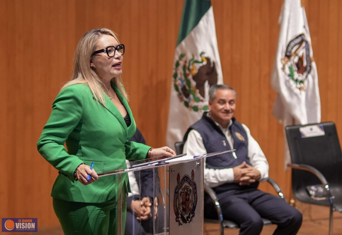 UMSNH recibe a cerca de 200 jóvenes del Programa Delfín; Yarabí Ávila les da la bienvenida