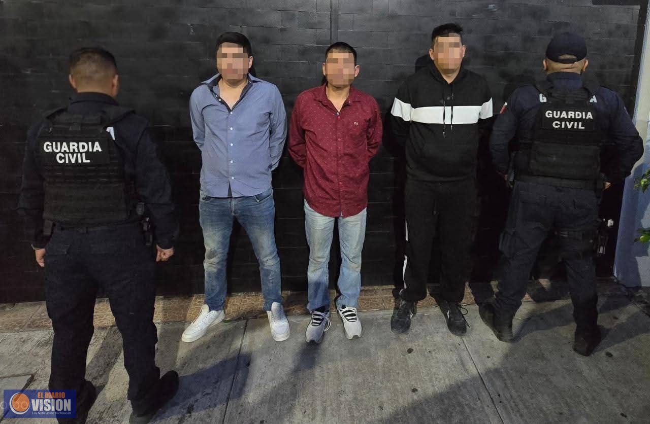 Capturan a implicados en atentados a bares de Morelia