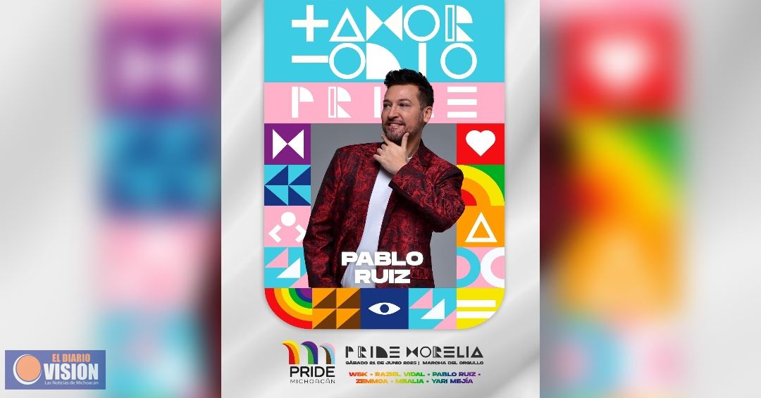 Informa Gobierno Municipal cortes viales por escenario de Pablo Ruiz para Pride Morelia