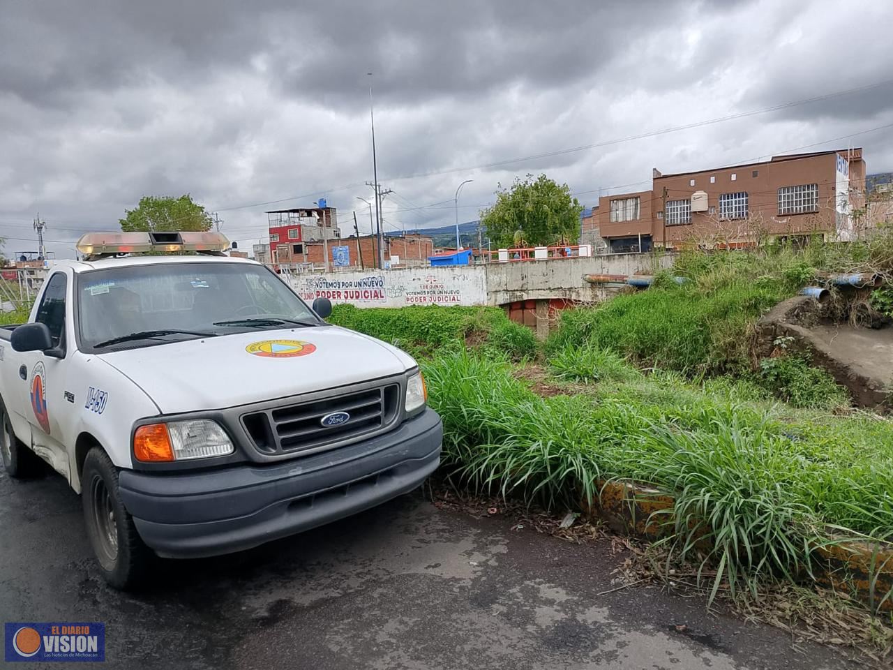 Gobierno de Morelia mantiene monitoreo y atención por lluvias: Yankel Benítez