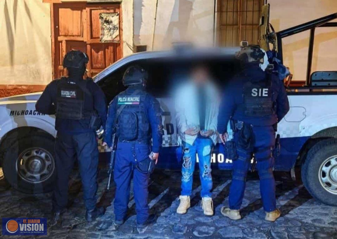 Capturan  narcomenudistas en Tzintzuntzan 