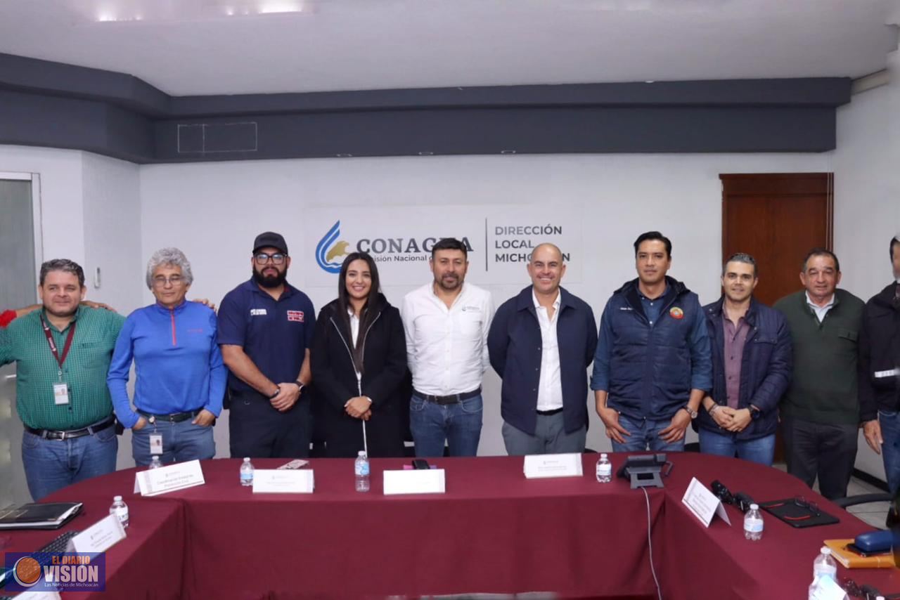 Ooapas y Conagua refuerzan coordinación para el manejo seguro de la Presa de Cointzio