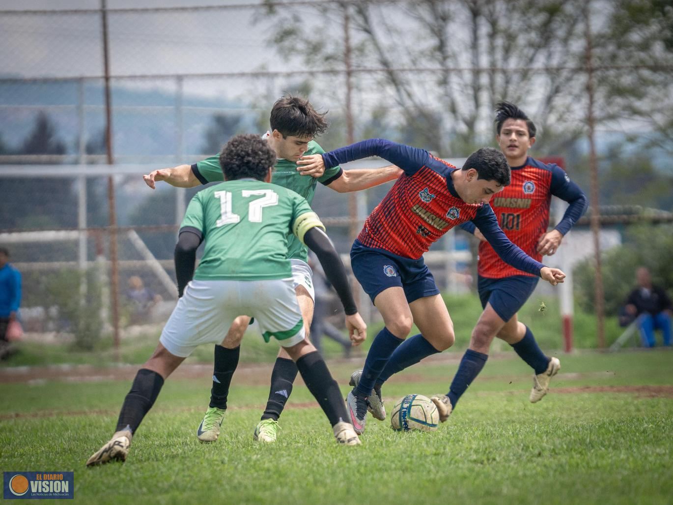 Equipo de la UMSNH se quedó cerca de las semifinales en la Liga Municipal 