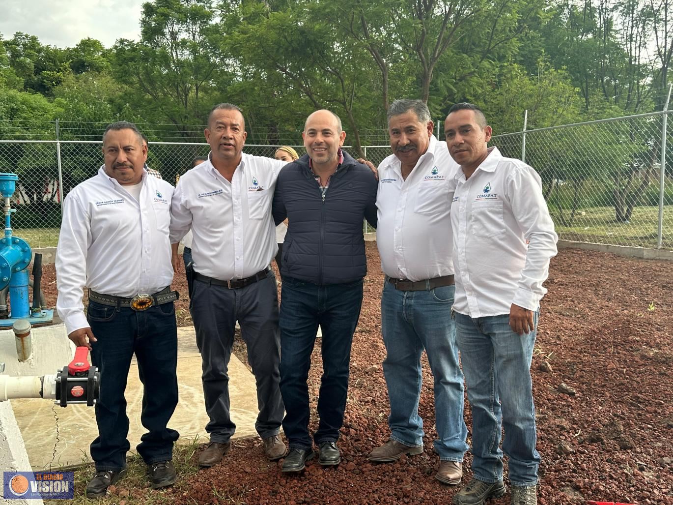 Pozo de Fracc. Santa Fe entra en operación; garantizará agua potable en Tarímbaro