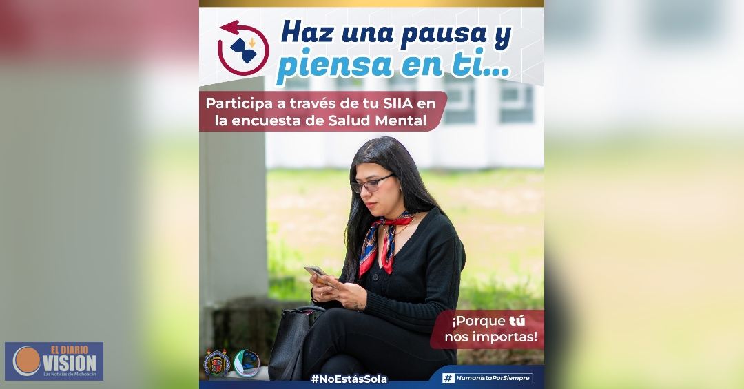 UMSNH inicia proyecto institucional en materia de salud mental; se invita a participar en encuesta