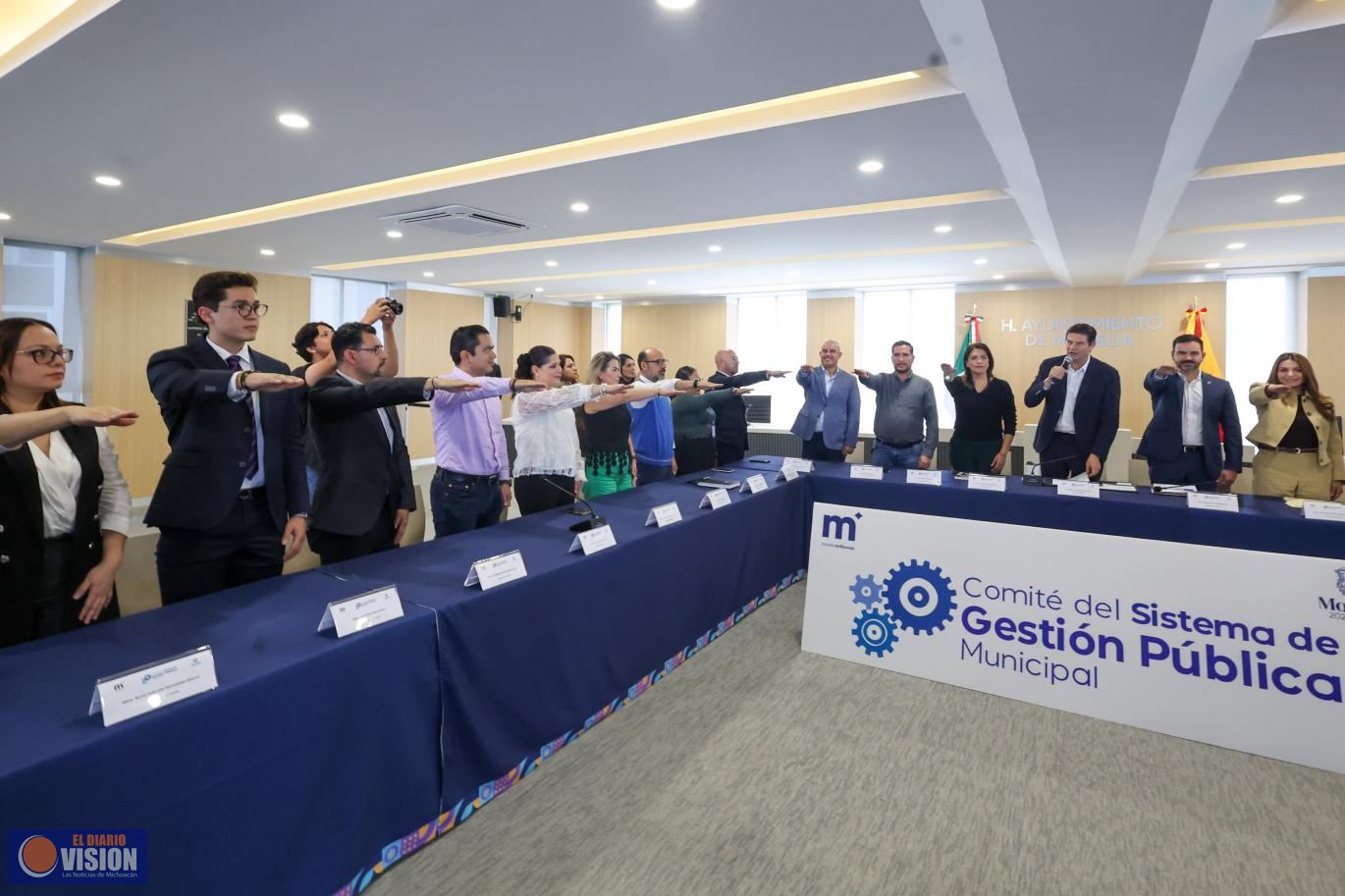 Instala Alfonso Martínez el Comité del Sistema de Gestión Pública