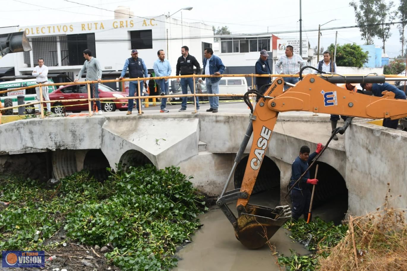 Limpieza de ríos y drenes, trabajo permanente del Gobierno de Morelia: Netzahualcóyotl Vázquez