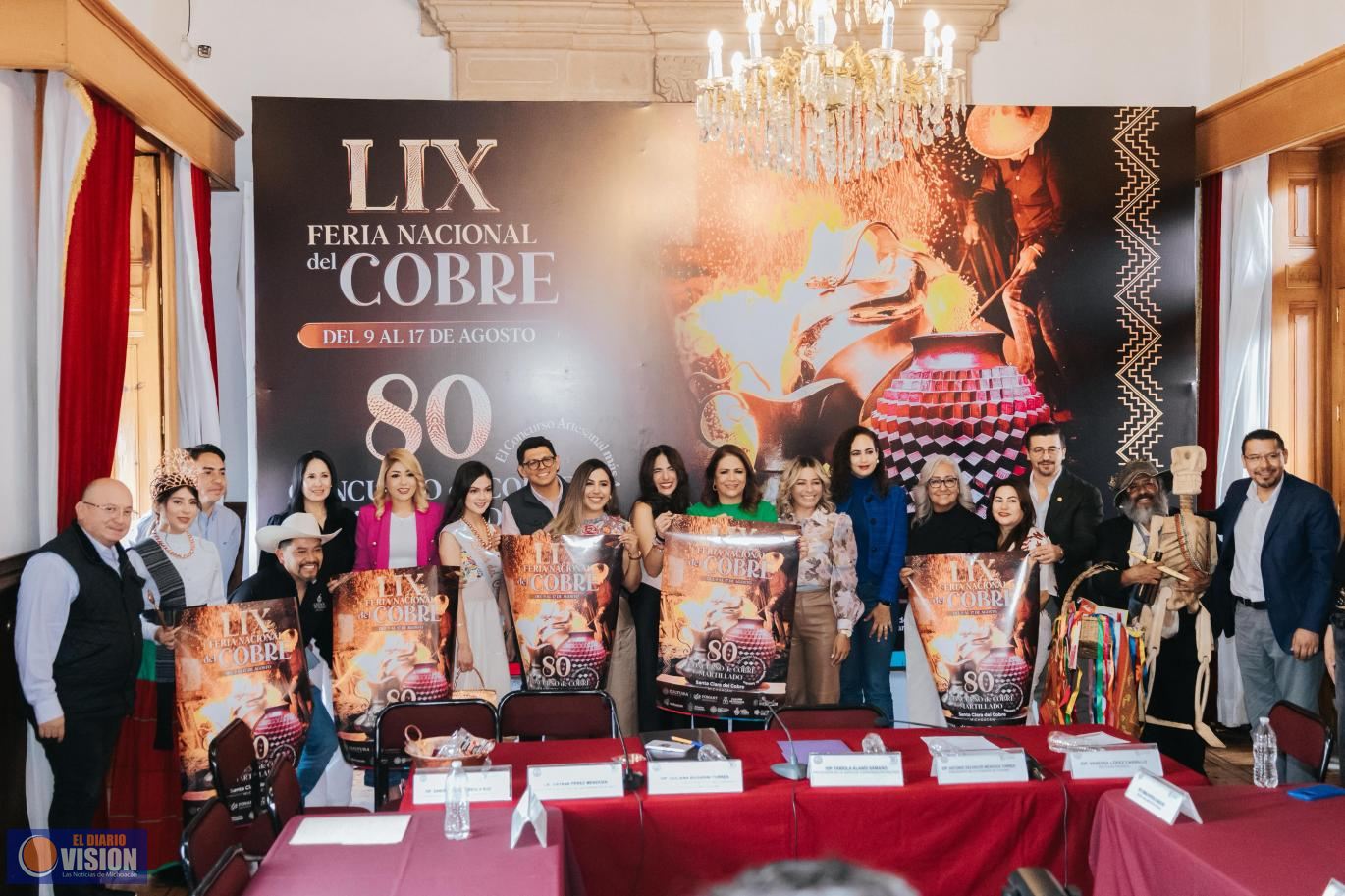 Congreso del Estado respalda Feria y Concurso Nacional de Santa Clara del Cobre 2025