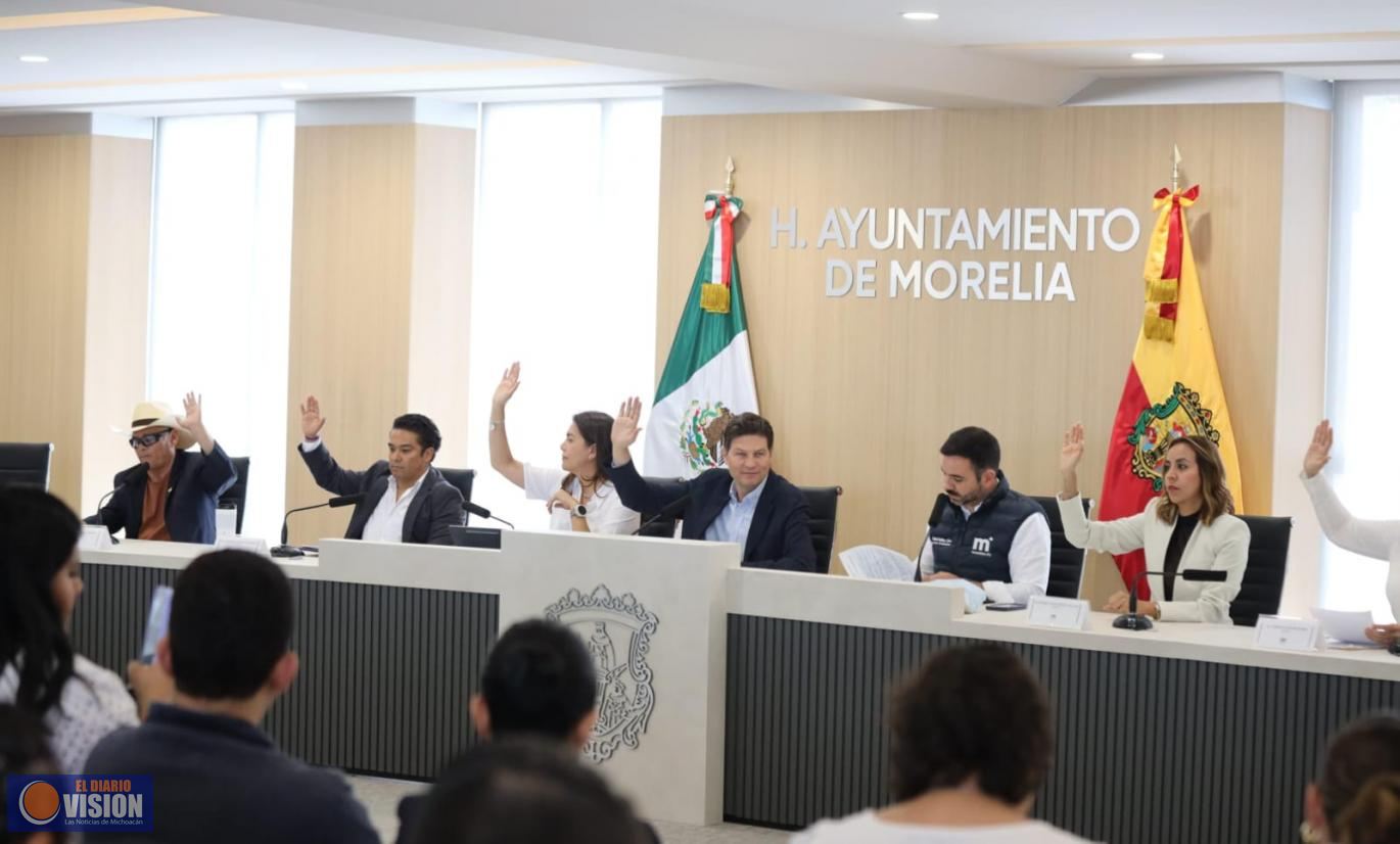 Ayuntamiento aprueba ampliar presupuesto para obras en Morelia