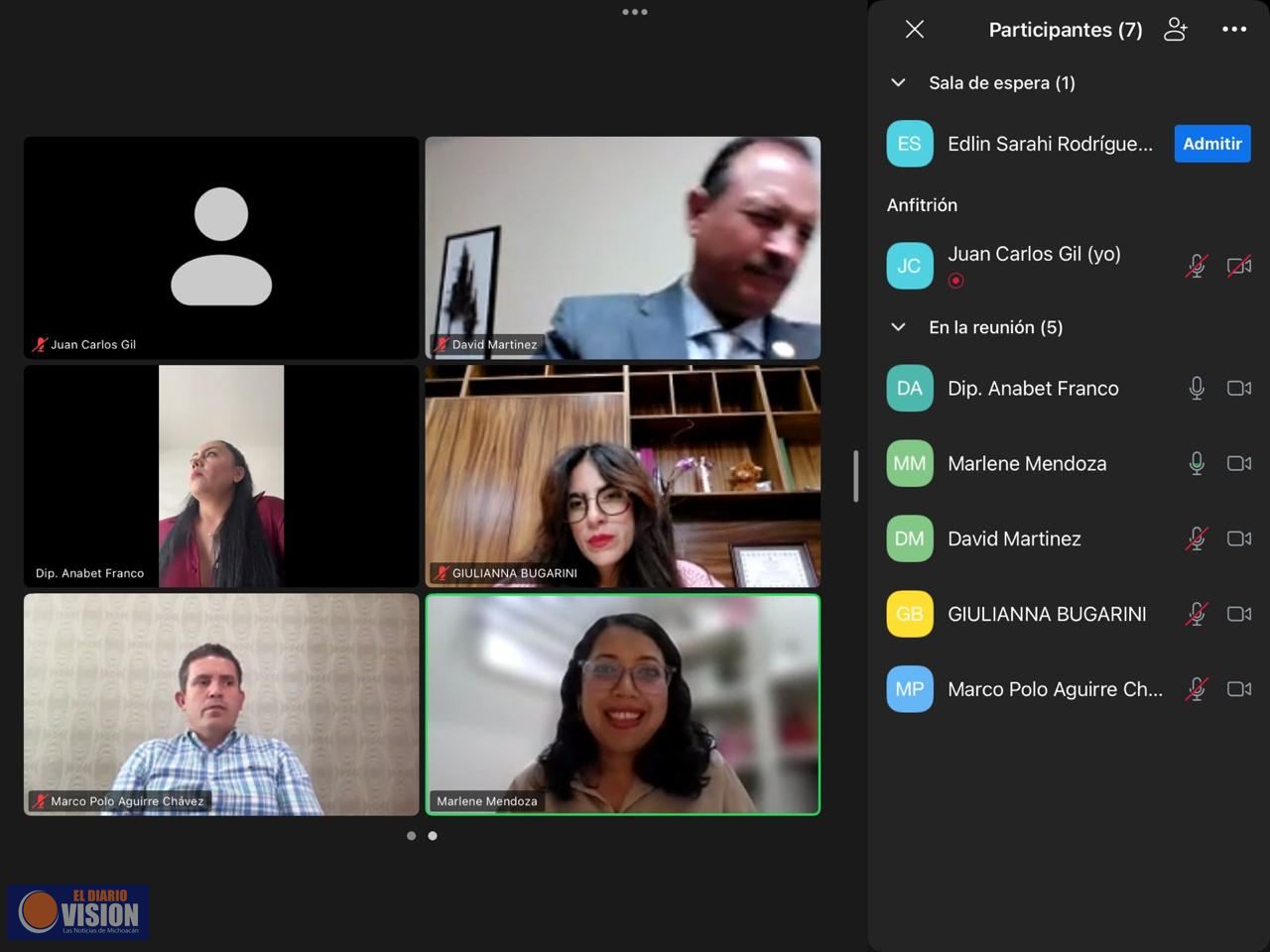 Comparecen aspirantes a Magistratura del Tribunal Anticorrupción y Administrativa de Michoacán