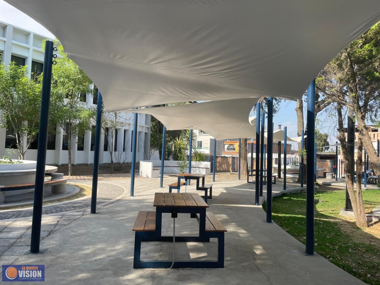 Jardín Radial, nuevo lugar de esparcimiento para las y los nicolaitas