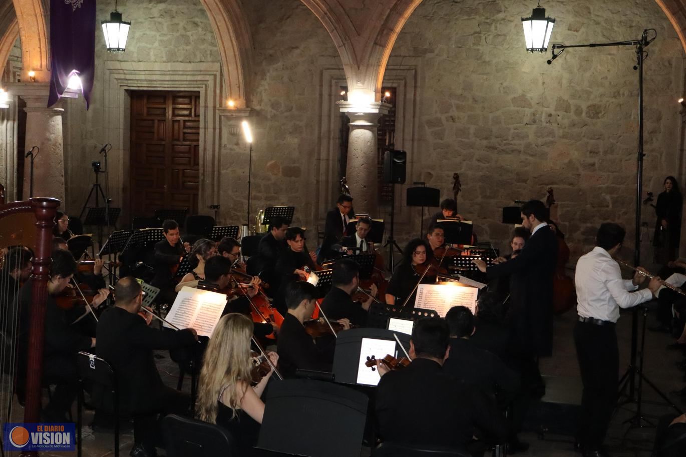 Palacio Municipal de Morelia se llena de arte y cultura con la Orquesta Filarmónica del Tzintzuni