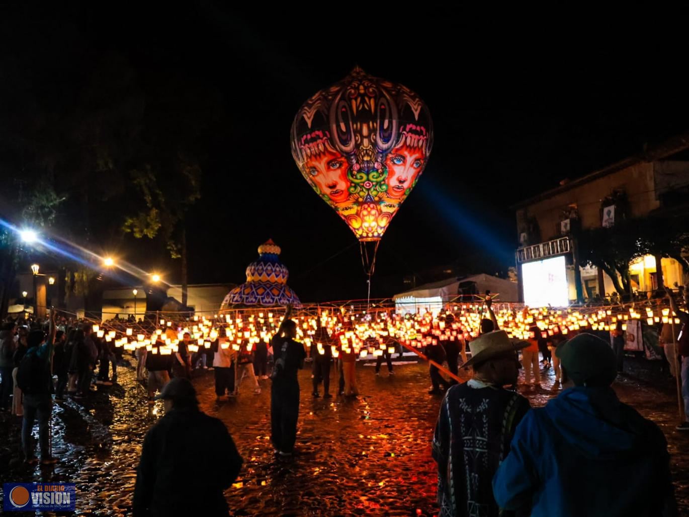 Pátzcuaro despide un Cantoya Fest inolvidable, último día de actividades: Sectur
