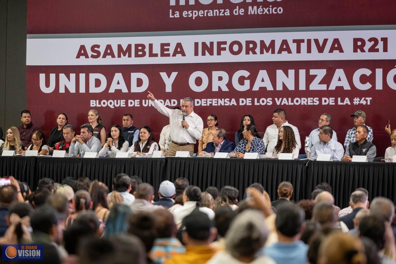 Raúl Morón, traza el camino por la unidad de Michoacán 