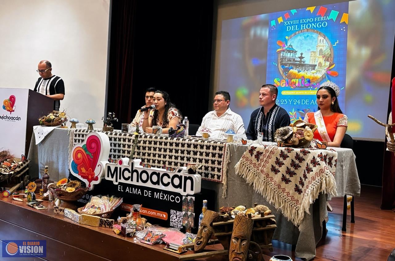 Más de 250 variedades de hongos te esperan en la feria de Senguio: Sectur