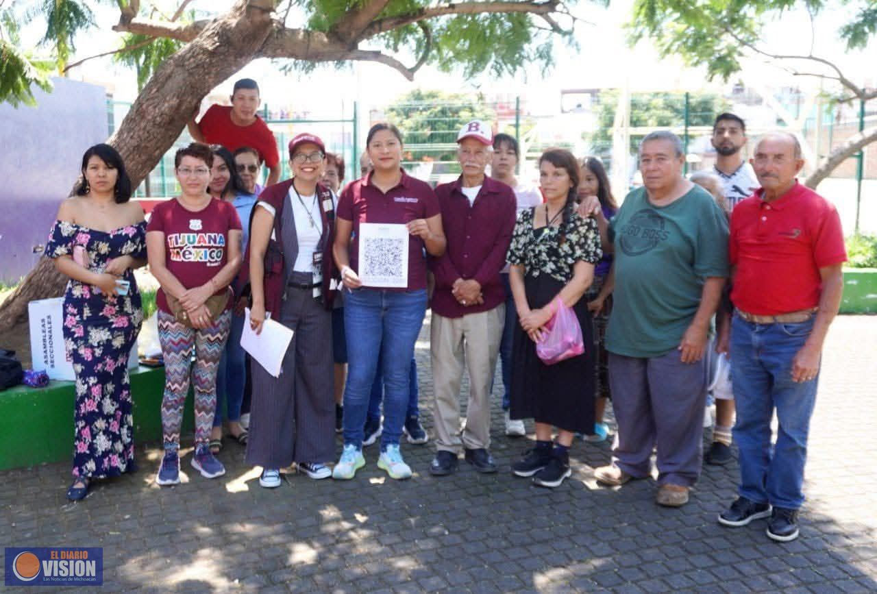 Inician formación de comités seccionales de Morena