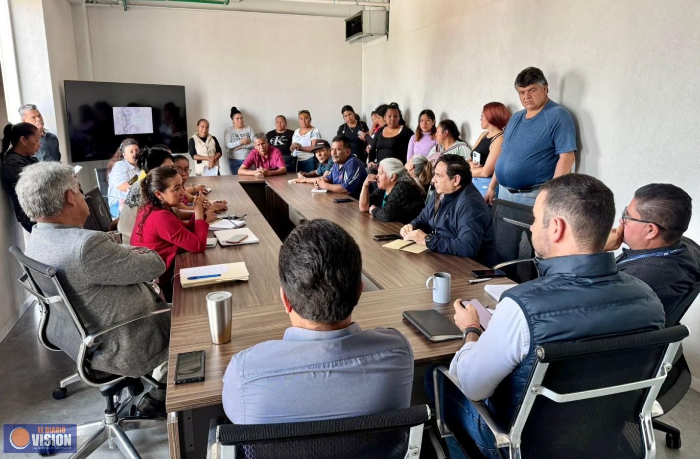 Yankel Benítez coordina obra en colonia Rubén Jaramillo