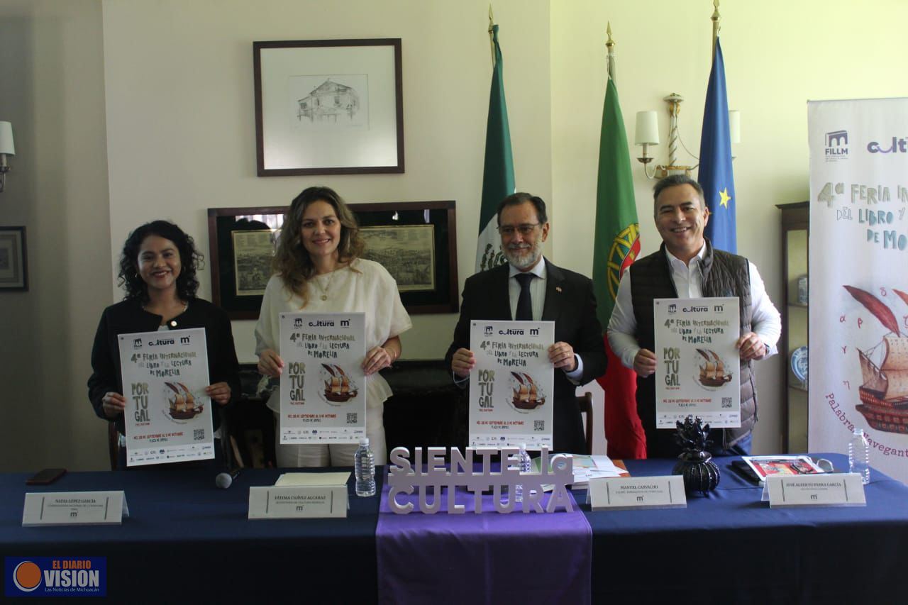 Gobierno de Morelia y Embajada de Portugal invitan a IV Feria Internacional del Libro y la Lectura