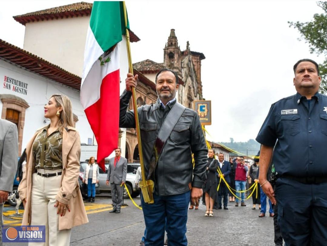 Julio Arreola Encabeza el Inicio de las Fiestas Patrias 2025 en Pátzcuaro