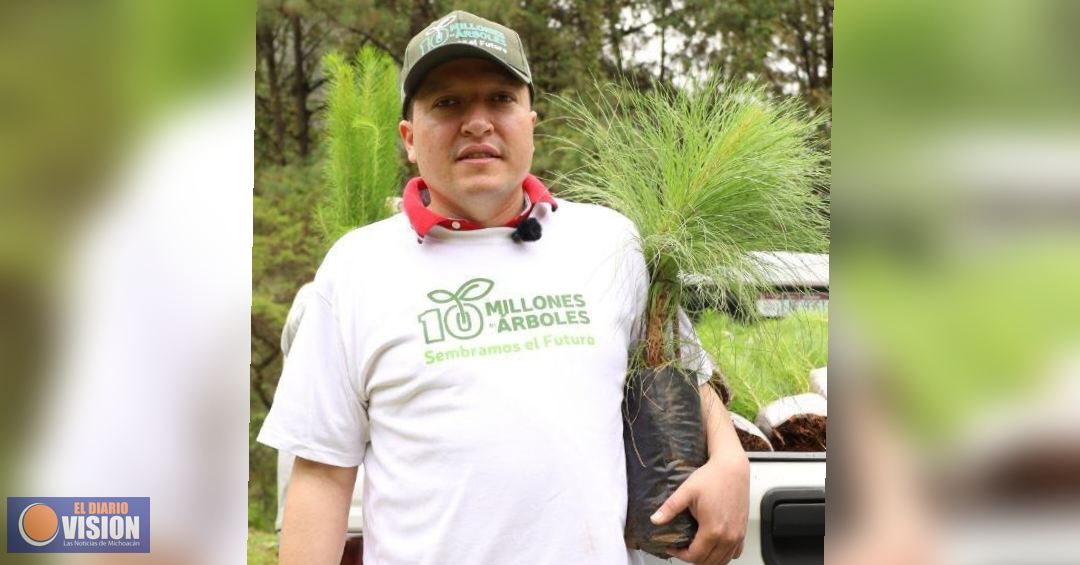 Invita Vicente Gómez a participar en jornada de reforestación