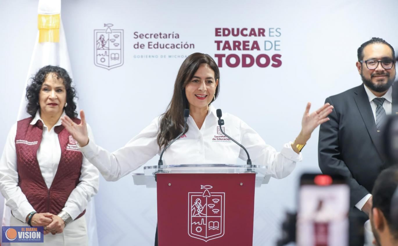 Ciclo escolar 2025-2026 arrancó en todo el estado: Gabriela Molina