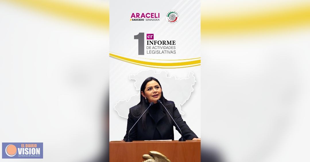 Araceli Saucedo Reyes invita a su Primer Informe Legislativo, el próximo domingo
