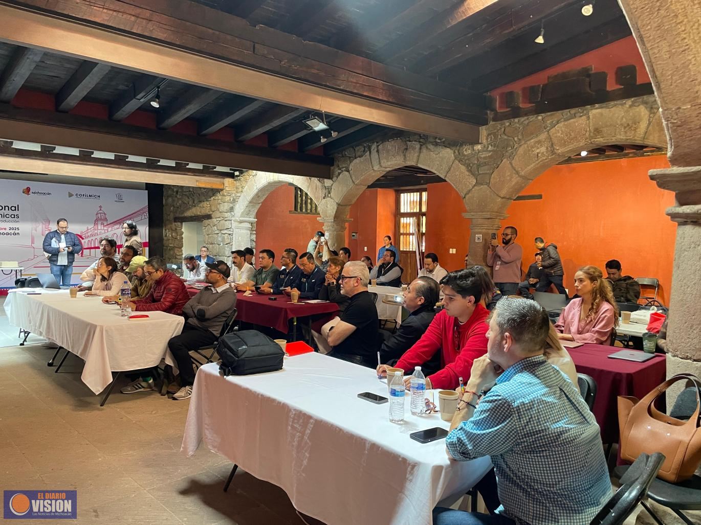 El cine se vive en Michoacán, comisiones fílmicas del país se adentran al estado: Sectur