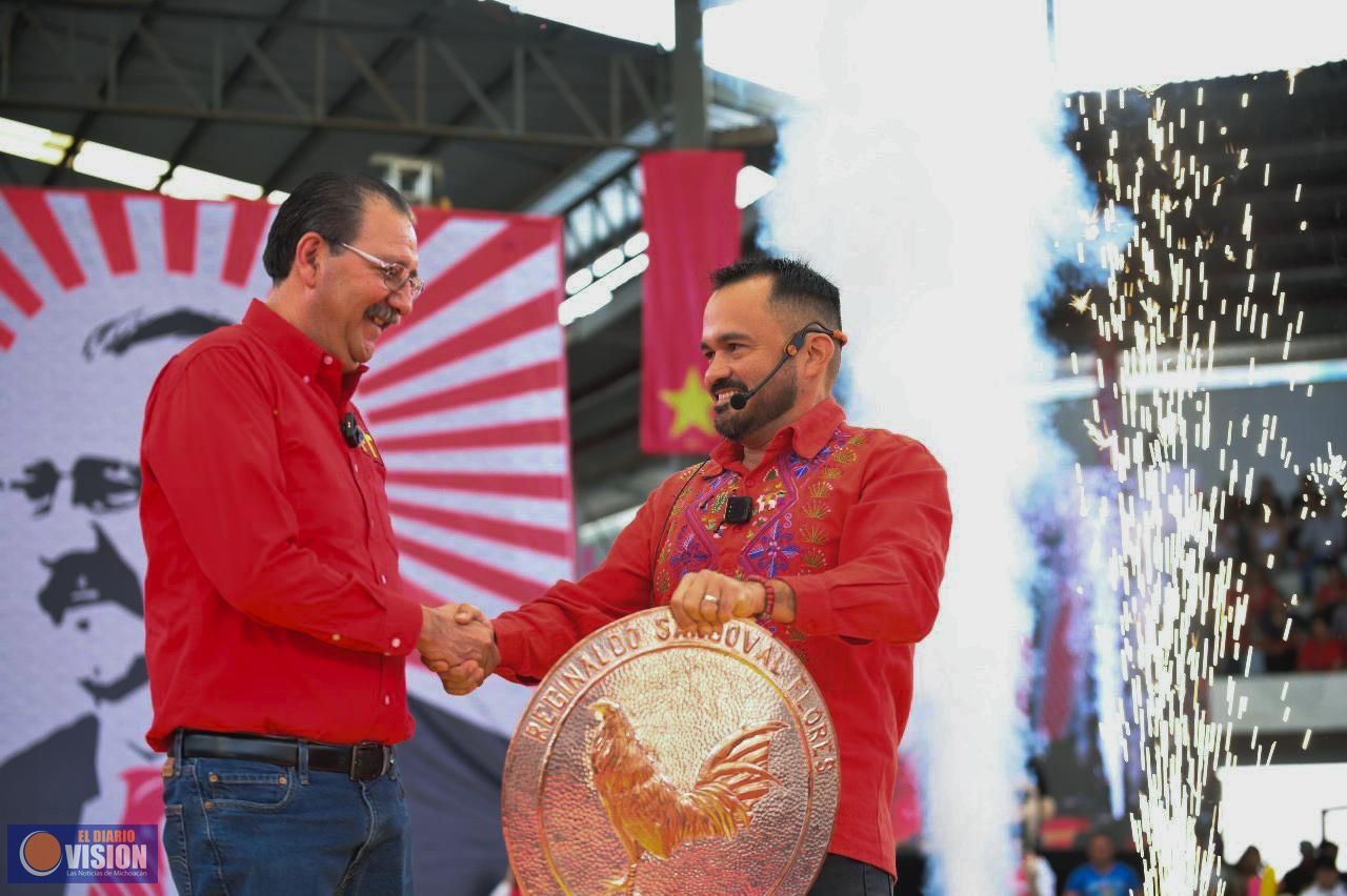 Morelia se pinta de rojo, Reginaldo Sandoval, consolida la fuerza del PT