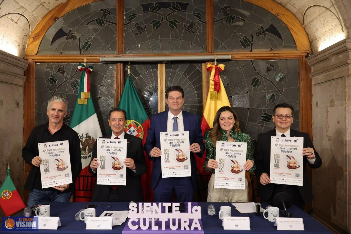 Anuncia Alfonso Martínez, IV Feria Internacional del Libro y la Lectura de Morelia