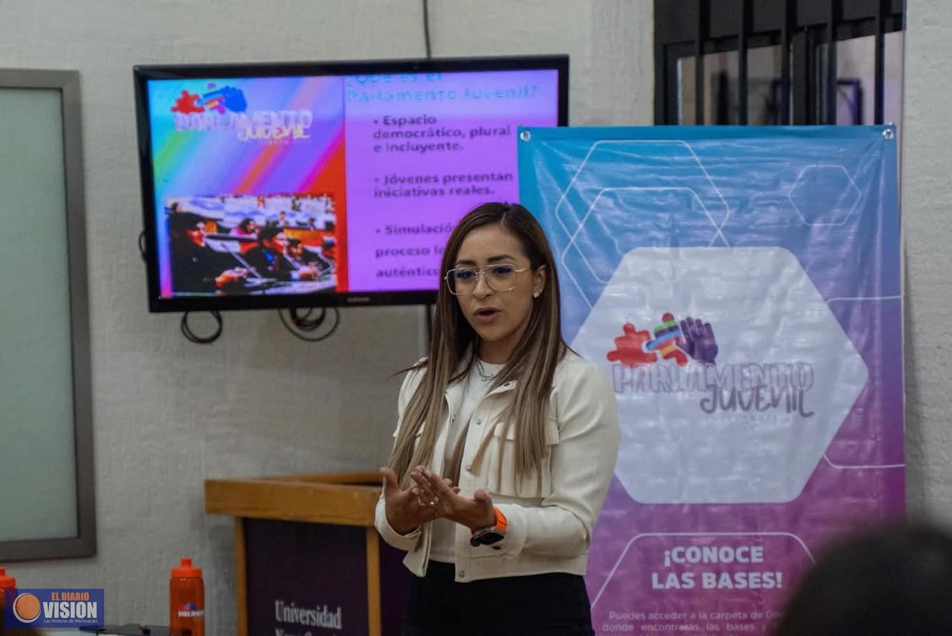 Grecia Aguilar convoca a las y los jóvenes a participar en Parlamento Juvenil Incluyente 2025