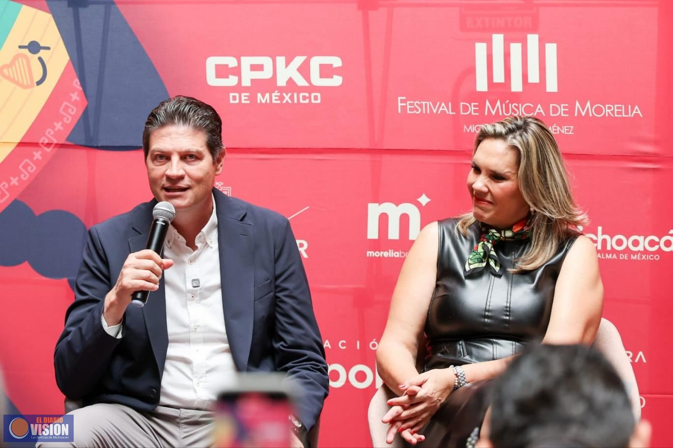 Festival de Música enaltece y posiciona a Morelia como referente cultural: Alfonso Martínez