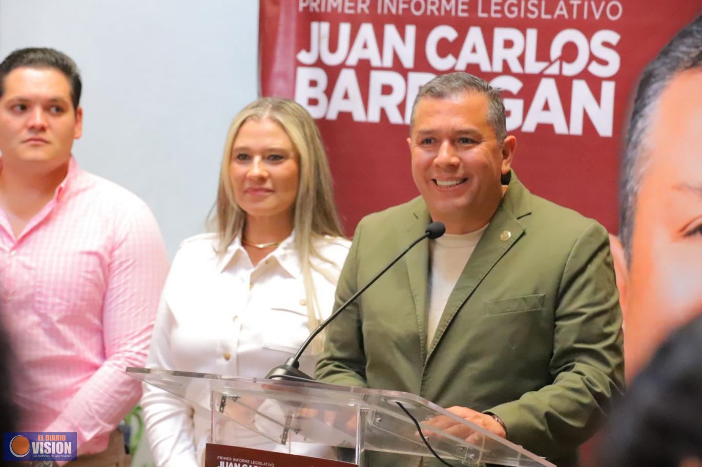 Juan Carlos Barragán echará mano de la tecnología para presentar su Primer Informe Legislativo