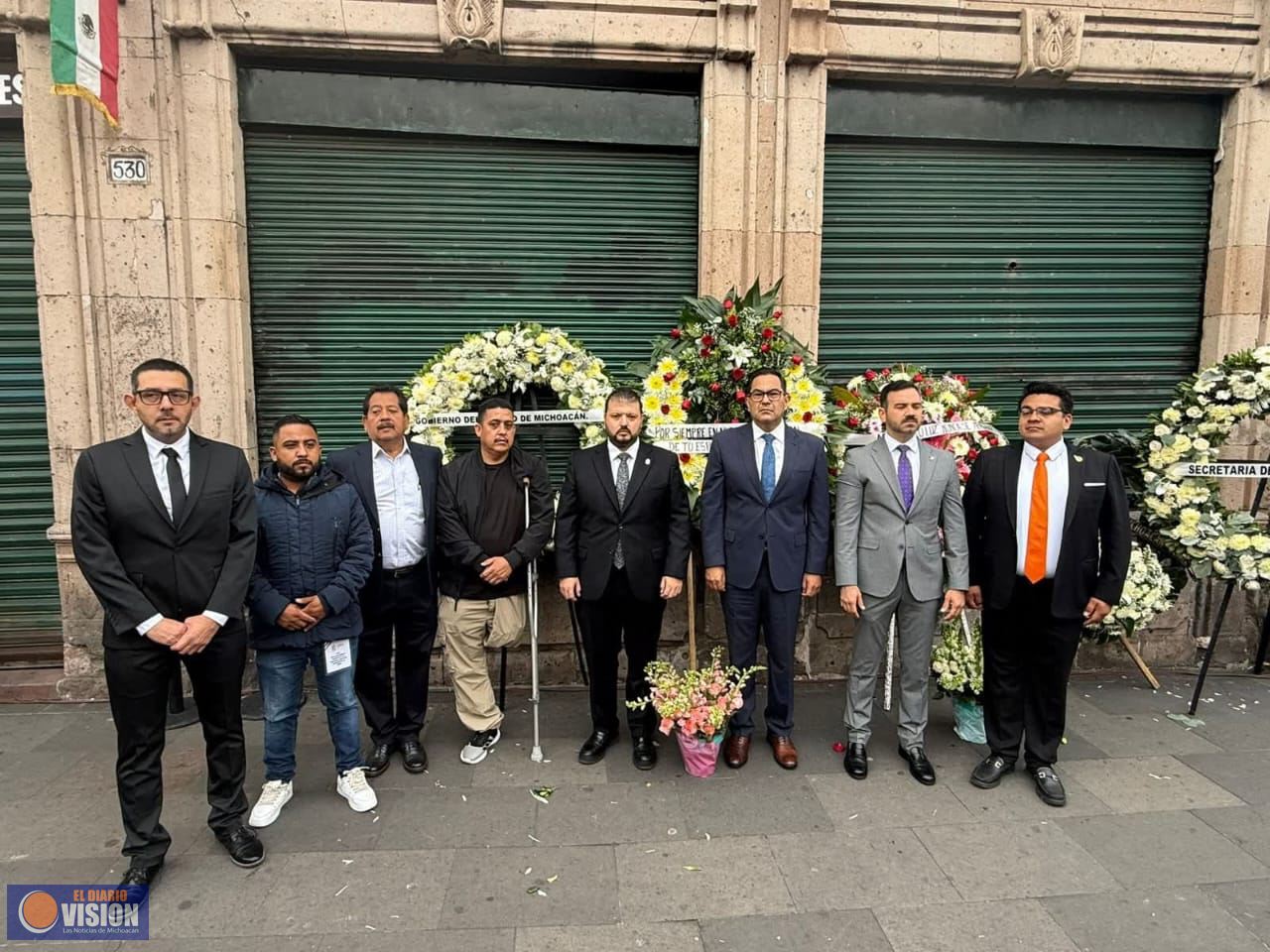 Honran memoria de víctimas del 15 de septiembre : Victor Serrato