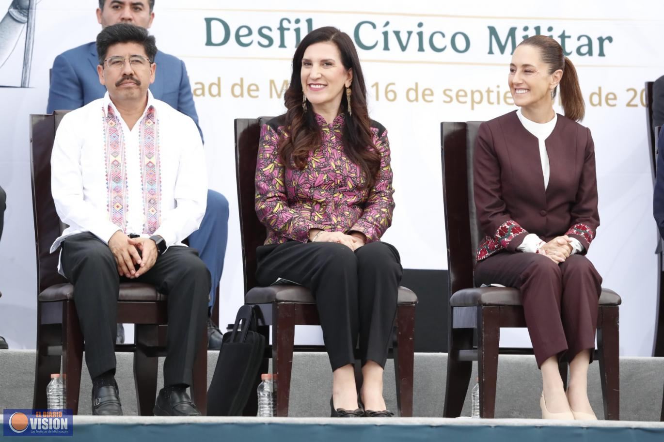 Regreso de la Cámara al Desfile Militar, muestra de la pluralidad que vive México: Kenia López