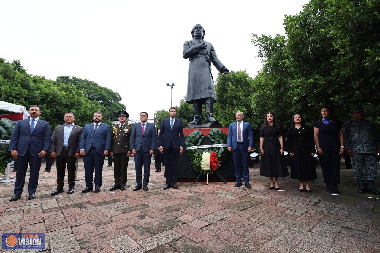 Encabeza Alfonso Martínez Ceremonia por el CCXV Aniversario del Inicio de la Independencia de México