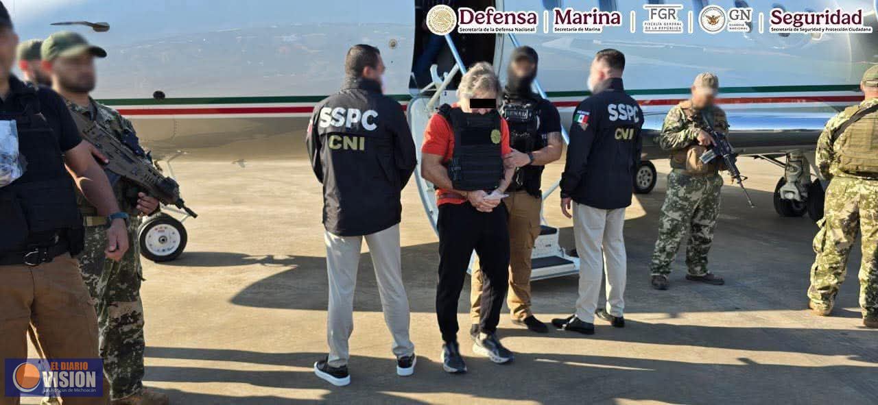 Trasladan al presunto líder de la barredora: Omar García Harfuch 