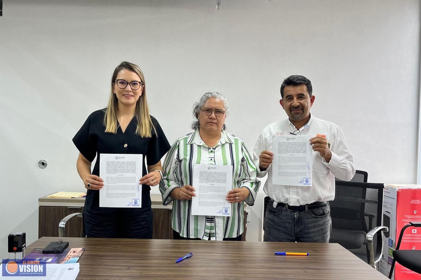 Morelia y Charo firman convenio, para delimitar territorios y fortalecer la atención ciudadana