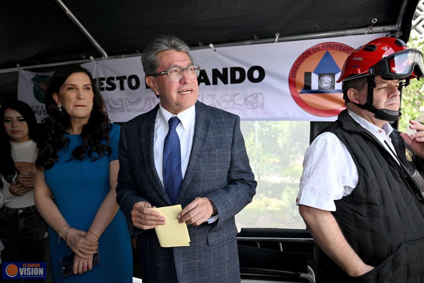 La Cámara de Diputados participó en el Segundo Simulacro Nacional 2025