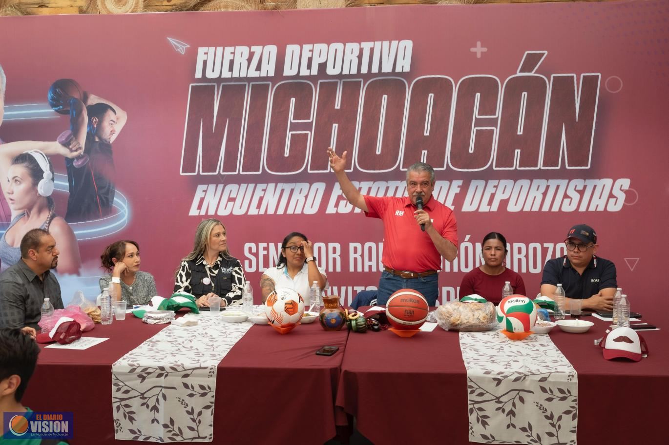 Blindar recursos e inversión en infraestructura, propuestas de Morón para potenciar al deporte