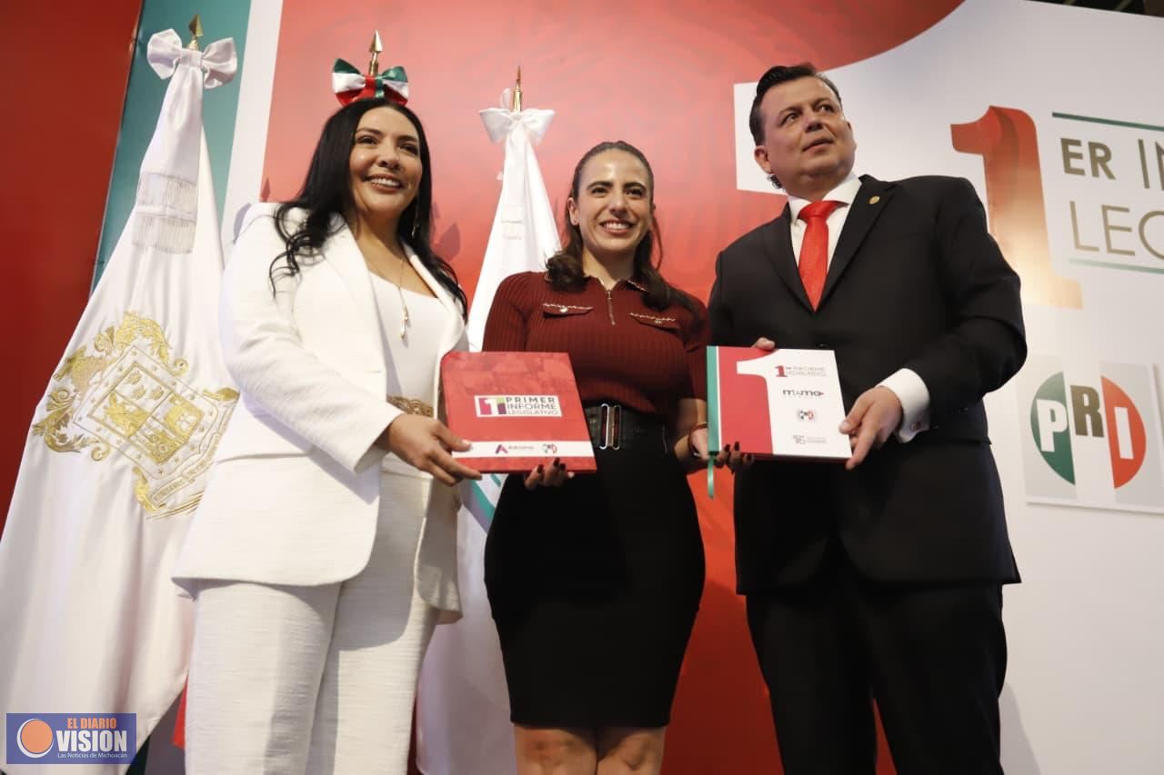 Diputados del Grupo Parlamentario del PRI presentan su Primer Informe Legislativo